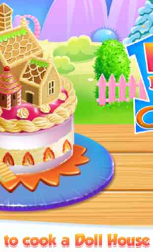 Doll House Cake Cooking 1