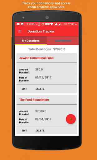 Donations Tracker 2