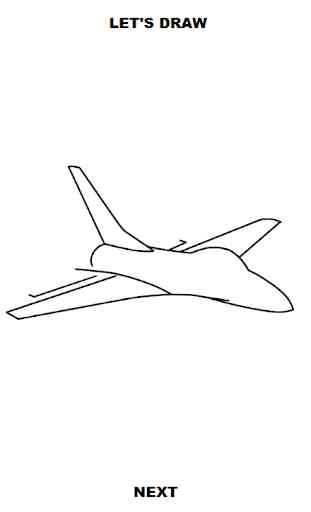 Draw Aircrafts: Jet 4