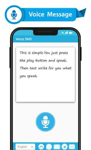 Écrire un SMS vocal: rédigez un SMS avec votre v 2
