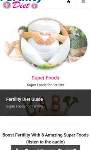Fertility Diet Guide - Getting Pregnant Faster 2