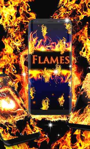 Fire flames live wallpaper 3