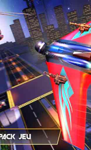 Flying Jetpack Hero Crime Simulateur de chasse 3D 1
