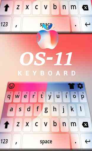 Free Phone X keyboard theme 2020 : OS keyboard new 1