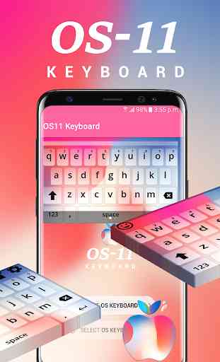 Free Phone X keyboard theme 2020 : OS keyboard new 4