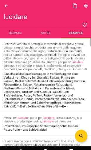 German Italian Offline Dictionary & Translator 3