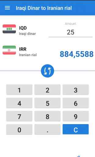 Iraqi Dinar to Iranian rial / IQD to IRR 1