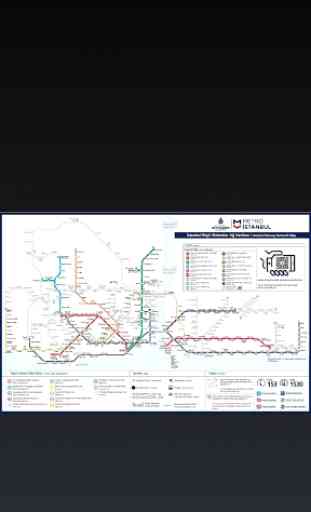Istanbul Metro & Tram Map 1