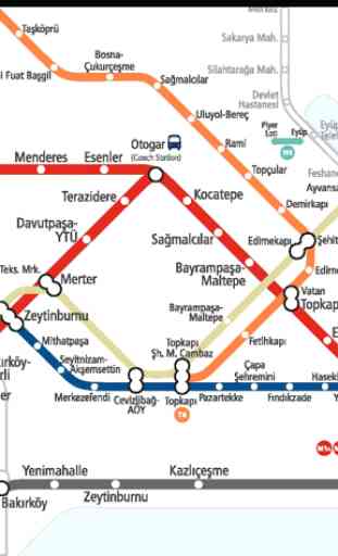 Istanbul Metro & Tram Map 3