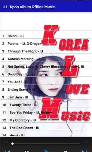 IU - Kpop Album Offline Music 1