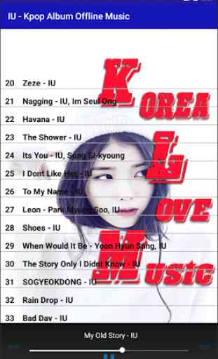 IU - Kpop Album Offline Music 2