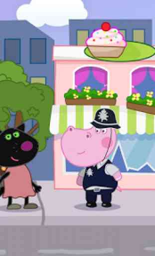 Jeux pour enfants: Policeman Hippo Detective 2