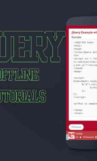 Learn jQuery Offline Tutorials 2