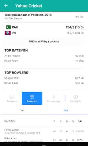 Live Cricket Score for IPL 2019 4