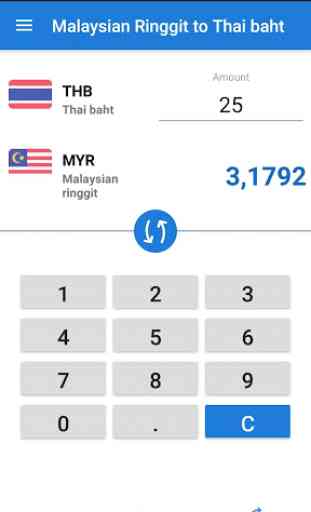 Malaysian Ringgit Thai baht / MYR to THB Converter 2