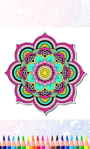 Mandala coloring pages - mandala art easy 4