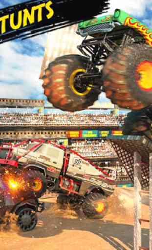 Monster Truck Crash Derby: cascades sans peur 2019 2