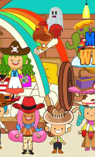 My Pretend Wild West - Cowboy & Cowgirl Kids Games 4
