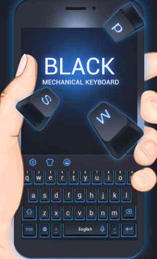 Noir Mécanique Keyboard Thème 1