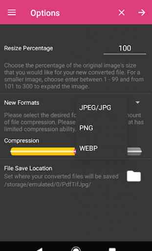 PDF > JPEG Convertisseur: TIF GIF> PNG WEBP 3