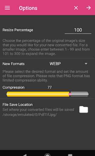 PDF > JPEG Convertisseur: TIF GIF> PNG WEBP 4