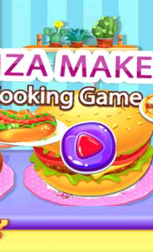 Pizza maker Super Chef  Restaurant-Pizza cute game 1