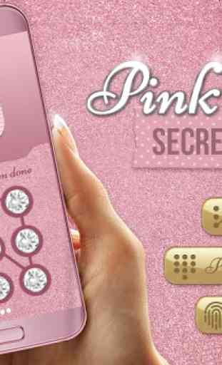 Rose Gold Secret Diary With Lock 1