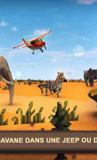 Safari Savane : Animaux Carrés 1