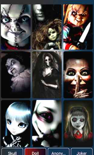 Scary Wallpapers Horror: Skull, Joker, Anonymous 2