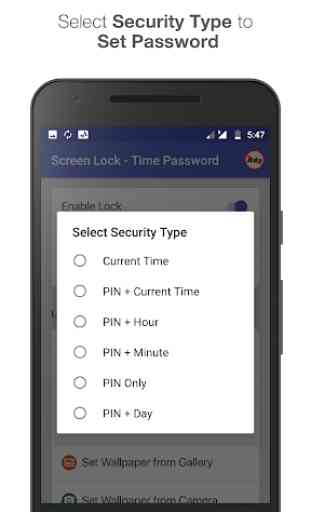 Screen Lock - Time Password 4