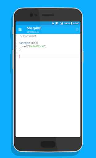 SharpIDE - JavaScript IDE and Editor for Android 1