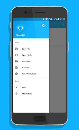 SharpIDE - JavaScript IDE and Editor for Android 3