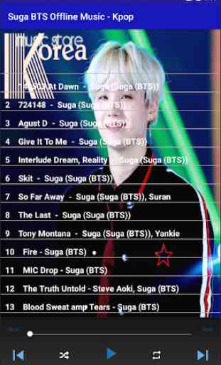 Suga BTS Offline Music - Kpop 2