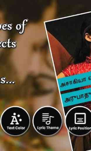 Tamil Lyrical Video Status Maker with Music 3