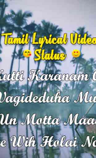 Tamil Photo Lyrical Video Status Maker 2