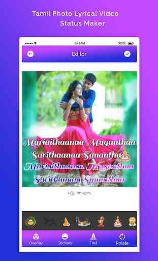 Tamil Photo Lyrical Video Status Maker 4