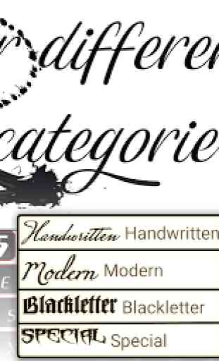 Tattoo Font Designer - Make tattoos - Calligraphy 4