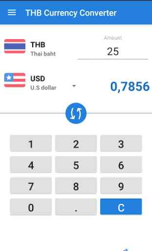 Thai baht THB Currency Converter 1