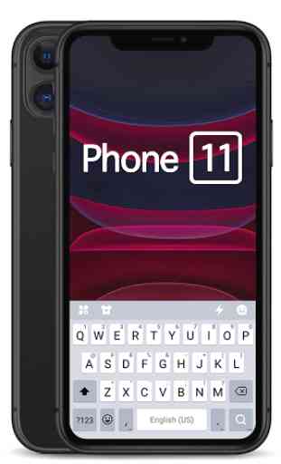 Thème de clavier Black Phone 11 2