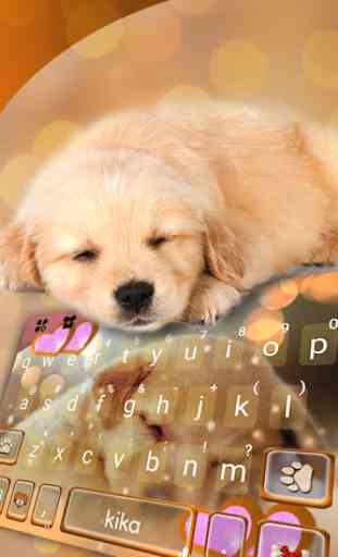 Thème de clavier Dynamic Sleeping Puppy 1