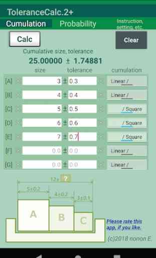 Tolerance Calculator 2 2