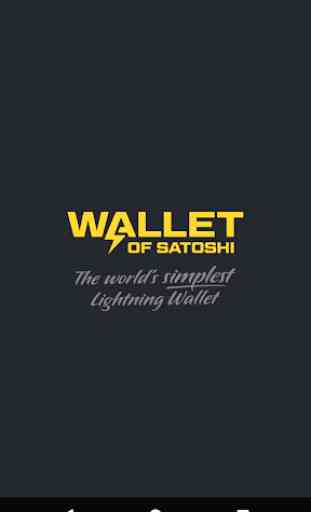 Wallet of Satoshi 1