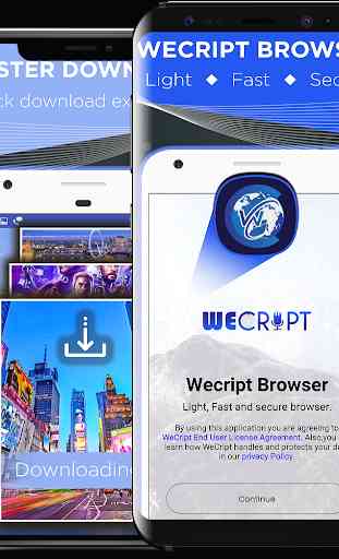 Wecript -Incognito Browser & Fast video Downloader 1