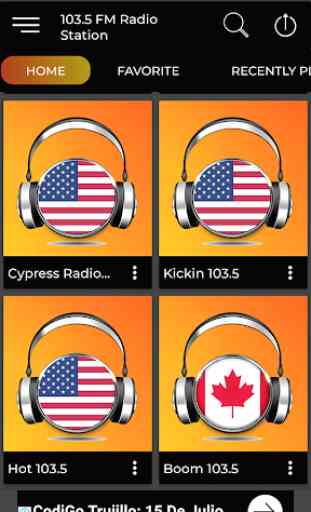103.5 fm radio station App radio 103.5 2