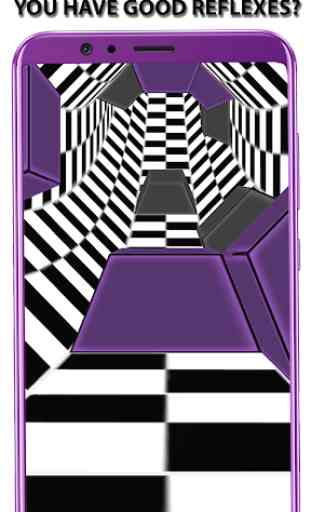 3D Tunnel Hypnotize Game - Infinite Rush Game Free 1