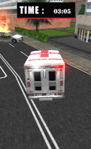 911 Ambulance de sauvetage d'urgence 3