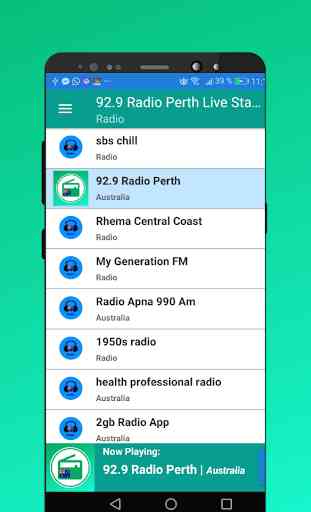 92.9 Radio Perth Live Station 2