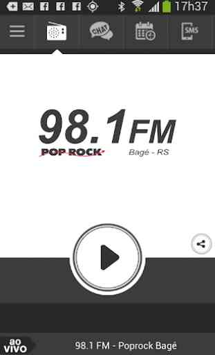 98.1 FM - Poprock Bagé 1
