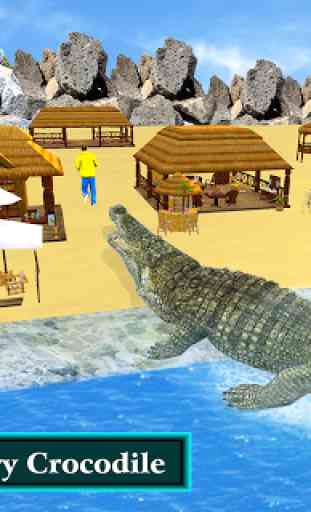 Affamé Crocodile Simulateur Attaque 3
