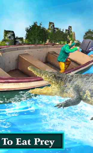 Affamé Crocodile Simulateur Attaque 4